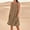 Khaki, variant on ZHUGeLI Women's Summer Dresses Solid Color Casual Sleeveless Cotton Linen Loose Fitting Dress with Pockets