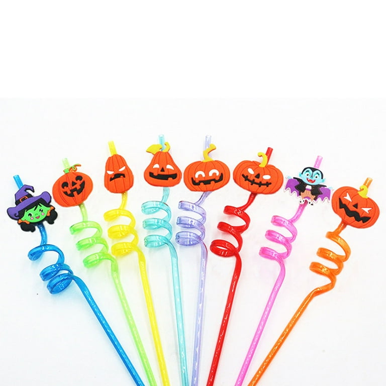 10 Halloween Witch Hat Paper Party Straws Drinking Straws Halloween Party  Supplies Witch Party Drink Straws