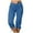 Blue, variant on Frostluinai Womens Capris with Pockets Drawstring Mid Waisted Yoga Capris Plus Size Solid Jogger Pants Lightweight Workout Sweatpants