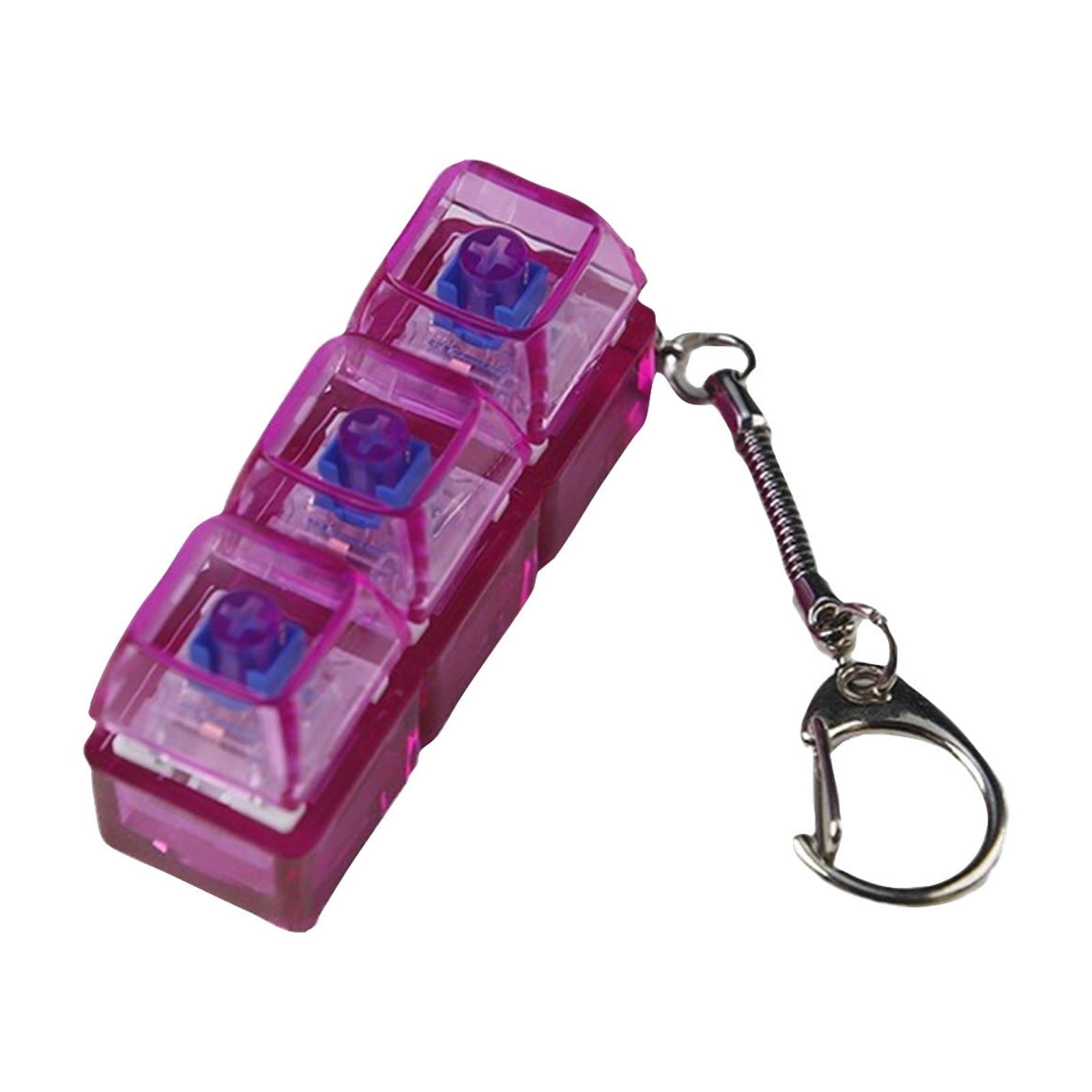 Keyboard Fidget Toy Light Up, Led Light Up Relief Keyboard Fun Toys Keyboard Clicker, Keychain Anxiety Relief Items Fidget 9PC