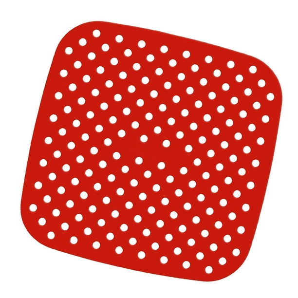 Toystoory Air Fryer Liner Reutilizable Airware Mat Antiadherente Cocina Freidora de aire Accesorio Herramientas y accesorios para hornear Rojo 8.5 Zoll Toystoory HA004281-03
