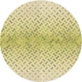 thumbnail image 1 of Ahgly Tapis Rond Lavable en Machine Intérieur Transitionnel Kaki Or, 5 Pieds Rond, 1 of 7