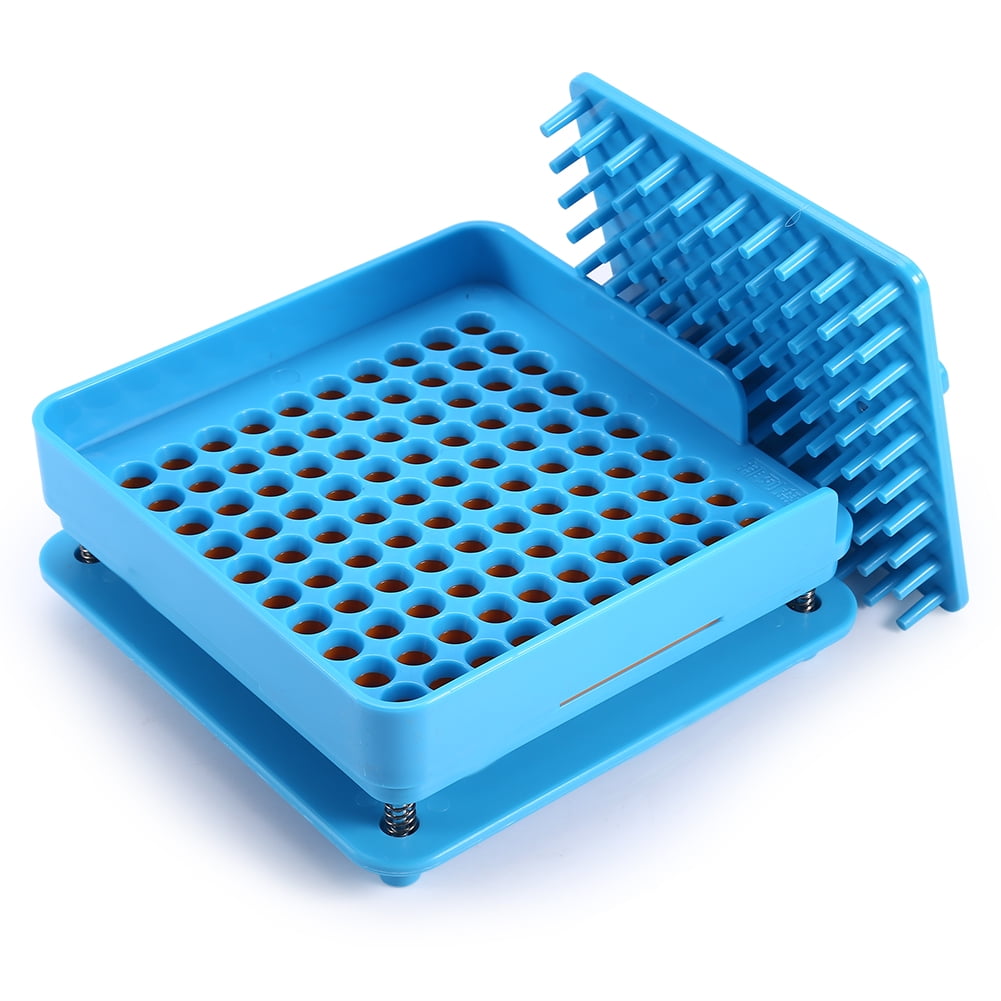 WALFRONT Empty Capsule Plates With Spreader 100 Holes Vitamins Powder