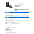 thumbnail image 2 of Front Brake Pad Set - Compatible with 2008 - 2013 Nissan Rogue 2009 2010 2011 2012, 2 of 2
