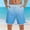 Light Blue, variant on WIZUTIZ Mens Swim Trunks with Compression Liner 2 in 1 Quick Dry Swimming Shorts Swimwear Bathing Suits with Pockets