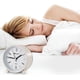 thumbnail image 3 of Reloj despertador analógico redondo silencioso 4 pulgadas blanco JAMW Sencillez, 3 of 3