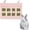 Pink, variant on Rabbit Hay Feeder Bag with Cute Pendant, Storage Guinea Pig Feeder Rack Bag, Large Capacity Cotton Canvas Hanging Bag for Bunnies Chinchillas Guinea Pigs