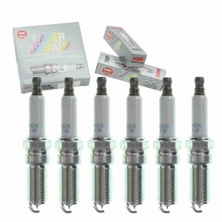 Pack of 6 NGK Laser Iridium Spark Plug Replacement For Pontiac Suzuki Saturn Saab GMC Chevrolet Chevy Cadillac Buick 2.8 3.0 3.2 3.6 V6 07 08 09 10 11 12 13 14 15 16 17 18 19 20 21 22 23 24