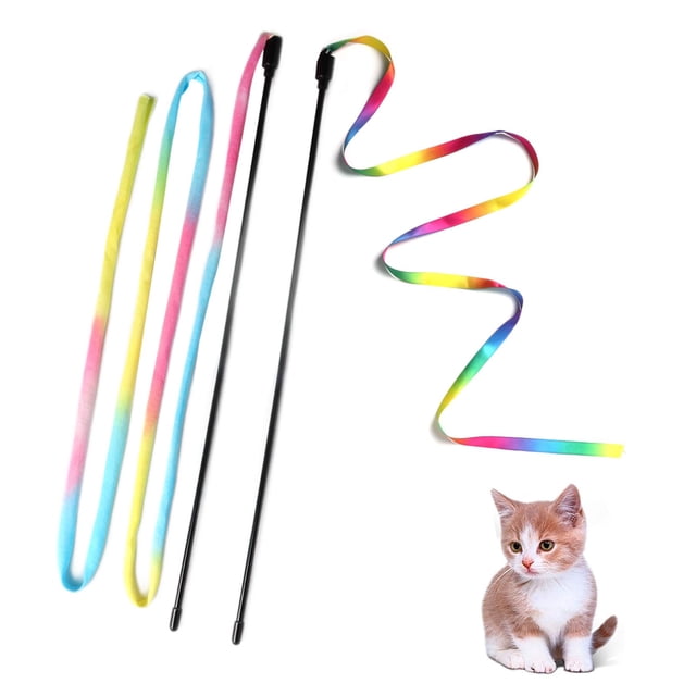 Gatito interactivo Cat Wand Toys M JJYPET para gatos de interior