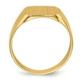 thumbnail image 2 of 14K Yellow Gold Ring Band Signet 10.5x12.0mm Closed Back, Size 8, 2 of 5