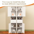 thumbnail image 5 of Dalattin 67"H Tall Bathroom Cabinet, Narrow Storage Cabinet Freestanding with 2 Doors & Shelves, 5 of 8