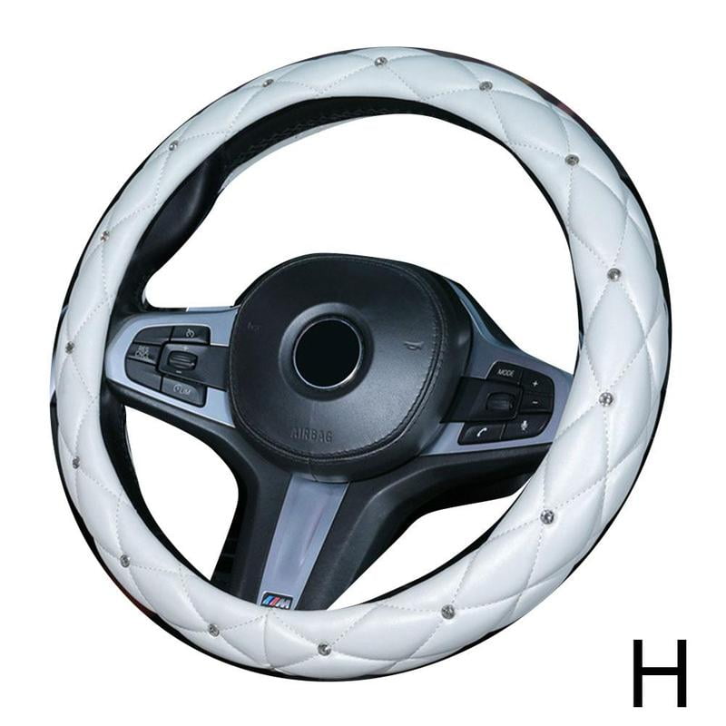 15''/3738cm Bling Shining Car Steering Wheel Cover Diamondstudded