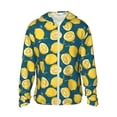 thumbnail image 1 of Lsque Lemon Pattern UPF 50+ Lightweight Sun Protection Men's Women's Long Sleeve Shirt, Hoodie Performance -Medium, 1 of 7