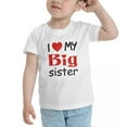 thumbnail image 3 of I Love My Big Sister Cute Toddler T Shirts for Boys Girls (White, Youth S), 3 of 5