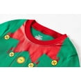 thumbnail image 3 of Popshion Toddler Boys Girls Christmas Pajamas Set 100% Cotton Xmas Sleepwear, 2-Piece, Size 5T, 3 of 7