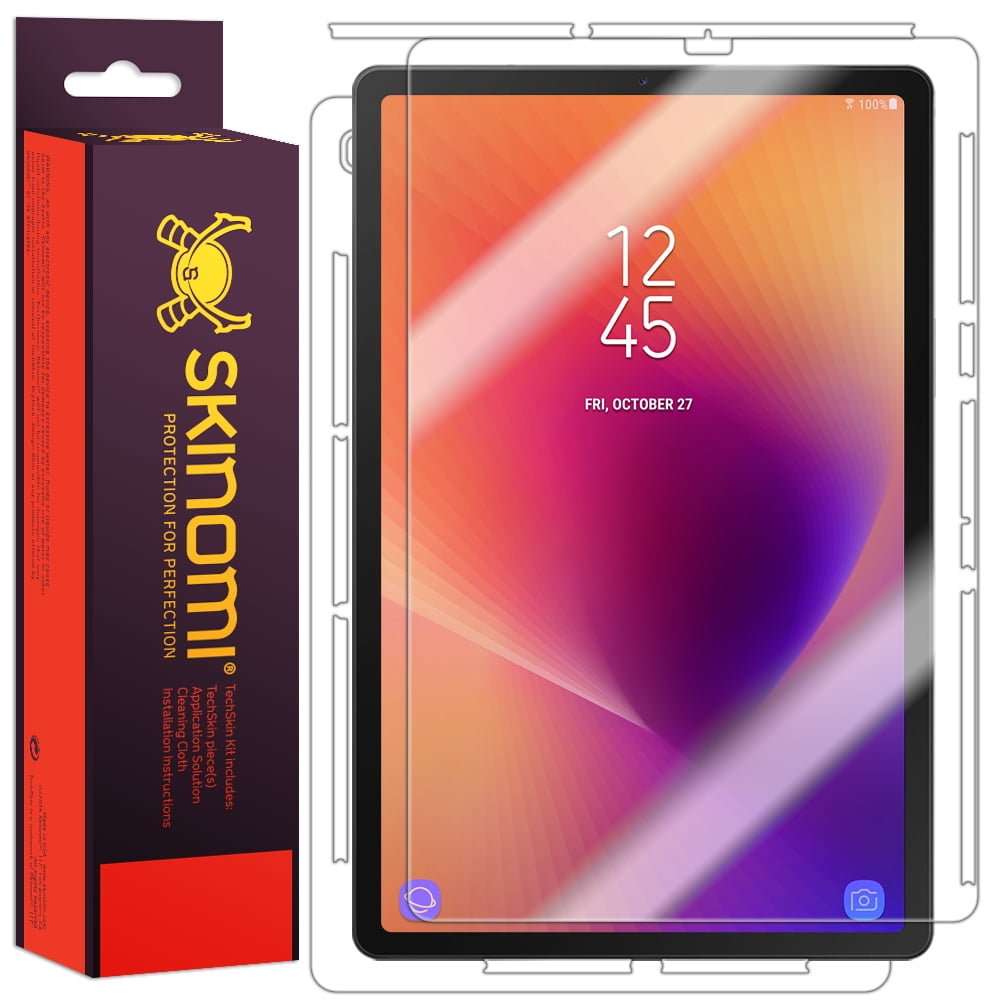 10.5 SM-T725 Skinomi Black Carbon Fiber Skin Cover for Samsung Galaxy Tab S5e 