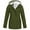 Army Green_1, variant on Raincoat for Women Warm Winter Fleece Lined Hooded Zip-Up Coats Outdoor Waterproof Windbreaker Rain Jacket