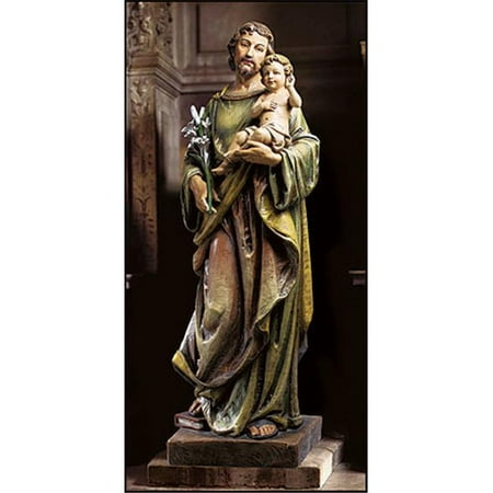 Catholic Saint Statues - CB Catholic ND154 48 in. Saint Joseph with Child Statue