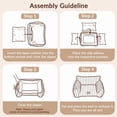 thumbnail image 6 of Exclusivo Mezcla Sofa Pet Bed with Raised Backrest for Small Medium Dogs, 30"x20" Cozy Plush Cord Couch Dog Bed, Removable Washable Cover, Pink, 6 of 6