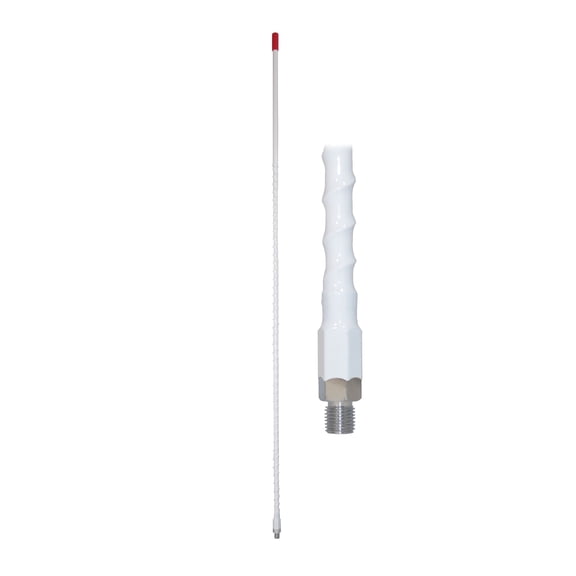 Tram 1,500-Watt 26-MHz to 29-MHz Fiberglass Whip CB AM/FM/SSB Antenna, 3 Ft., White