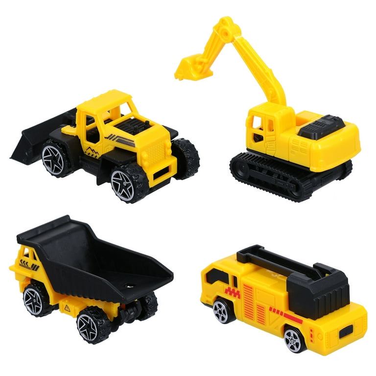 4pcs Engineering Car Toy Educational DIY Car Model Accessories Children's  Toys 