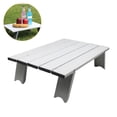 thumbnail image 1 of Mesa de camping de aluminio ultraligera con diseño plegable y portátil para aventuras en interiores y exteriores, 1 of 8