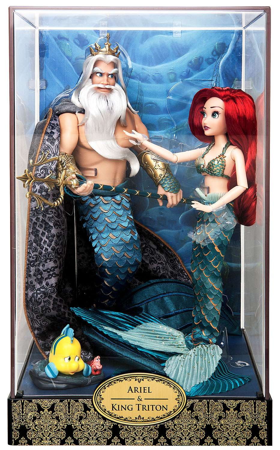 ariel and king triton doll