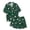 Z001-Green, variant on Pajamas Womens Xmas Print Sleepwear Holiday Loungewear 2 Pieces Pjs Set (Z001-Green M)