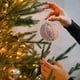 thumbnail image 1 of Ireezec Pink Glitter Foam Christmas Ball Ornament Hanging Decoration for Holiday Tree Party Festive Decorations Indoor Outdoor Xmas Decor, 1 of 6