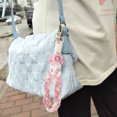 thumbnail image 5 of 2pcs Retro pastoral style small Daisy wrist strap Keychain Handmade DIY, 5 of 5
