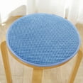 thumbnail image 2 of Dvruxg Stool Cushion - Round 15.7 inch Chair Cushions with Ties for Dining Chairs - Seat Pads/Cushions(Blue), 2 of 5