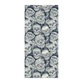 thumbnail image 4 of Sugar skull black white pattern Beach Towel, 4 of 4