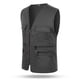 thumbnail image 5 of pstuiky Camisetas sin mangas para hombre, Camiseta de tirantes con cuello en V, multibolsillos y cremallera para exteriores, de color liso y práctica para hombre Tops elegantes para mujer l, 5 of 7