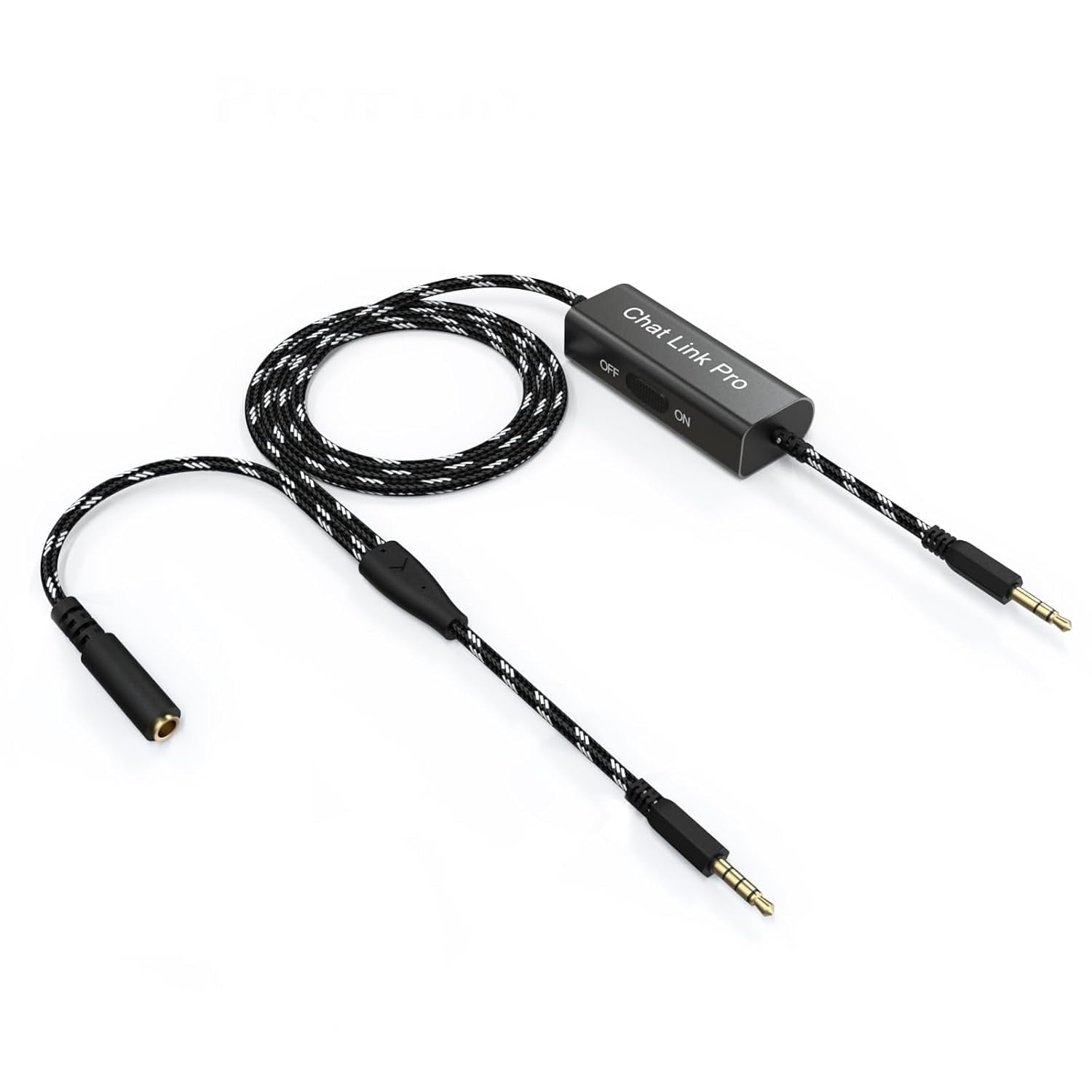 HD60 S+ Chat Link Pro Cable Compatible with Elgato HD60, HD60 X, HD60 S, HD60 S+, 4K 60 S+ Capture Card, Chat Link Pro Audio Adapter with in-line Isolator for Nintendo Switch, Xbox One, PS5 (Black)