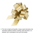 thumbnail image 4 of Uxcell 10Pcs 6" Glitter Car Large Pull Bow Gift Wrapping Bows for Christmas Flower Presents Birthday Wedding Car Gold, 4 of 6