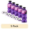 (5 pack) POWERADE Electrolyte Enhanced Grape Sport Drink, 20 fl oz, Plastic Bottle