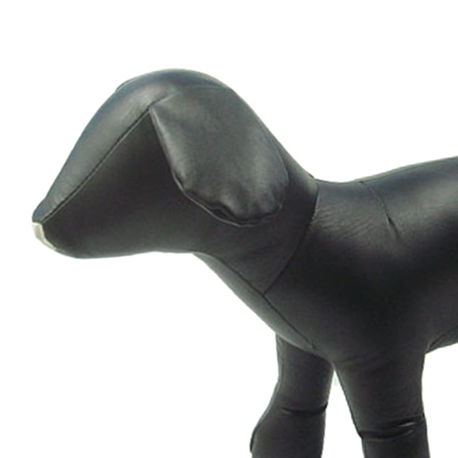 Maniquíes De Perro De Cuero PU, Modelos Para Exhibir Para Ropa De Perro, Tienda De Mascotas Talla L Negro Fernando Maniqui De Perros