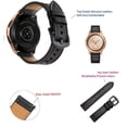 thumbnail image 4 of Galaxy Watch 45mm/46mm Bands,Genuine Leather 22mm Watch Strap with Black Buckle Compatible for Samsung Galaxy Watch 3 45mm/46mm, Gear S3 Frontier/Classic Smartwatch，black, 4 of 7