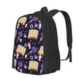 thumbnail image 2 of Vsdgher Lavender Flowers Print Backpack for Women Men School Bookbag with Laptop Compartment for College Work Travel, Simple Fashion Casual Daypack, Fit 15" Laptop, 2 of 8
