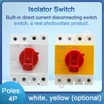 thumbnail image 4 of Yeacher 4P PV Direct Current Rotary Knob Solar Isolator Switch Disconnector Switches with 90 Dreege Rotating Handle, 4 of 8