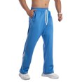 thumbnail image 4 of Men’s Athletic Track Pants Loose Fit Drawstring Waist Straight Leg Lightweight Sportswear with Side Stripes for Workout Running Gym, 4 of 4