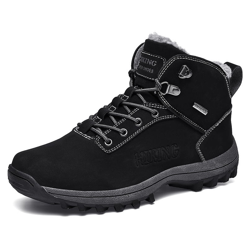 Mens Womens Winter Ankle Snow Hiking Boots Warm Water Resistant Non Slip Soft Lined