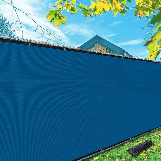 xft (.x.m) Privacy Screen Fence Garden Windscreen Mesh Shade Sail Net Barrier Reinforced Bindings and Brass Grommets Cable Zip Ties Included