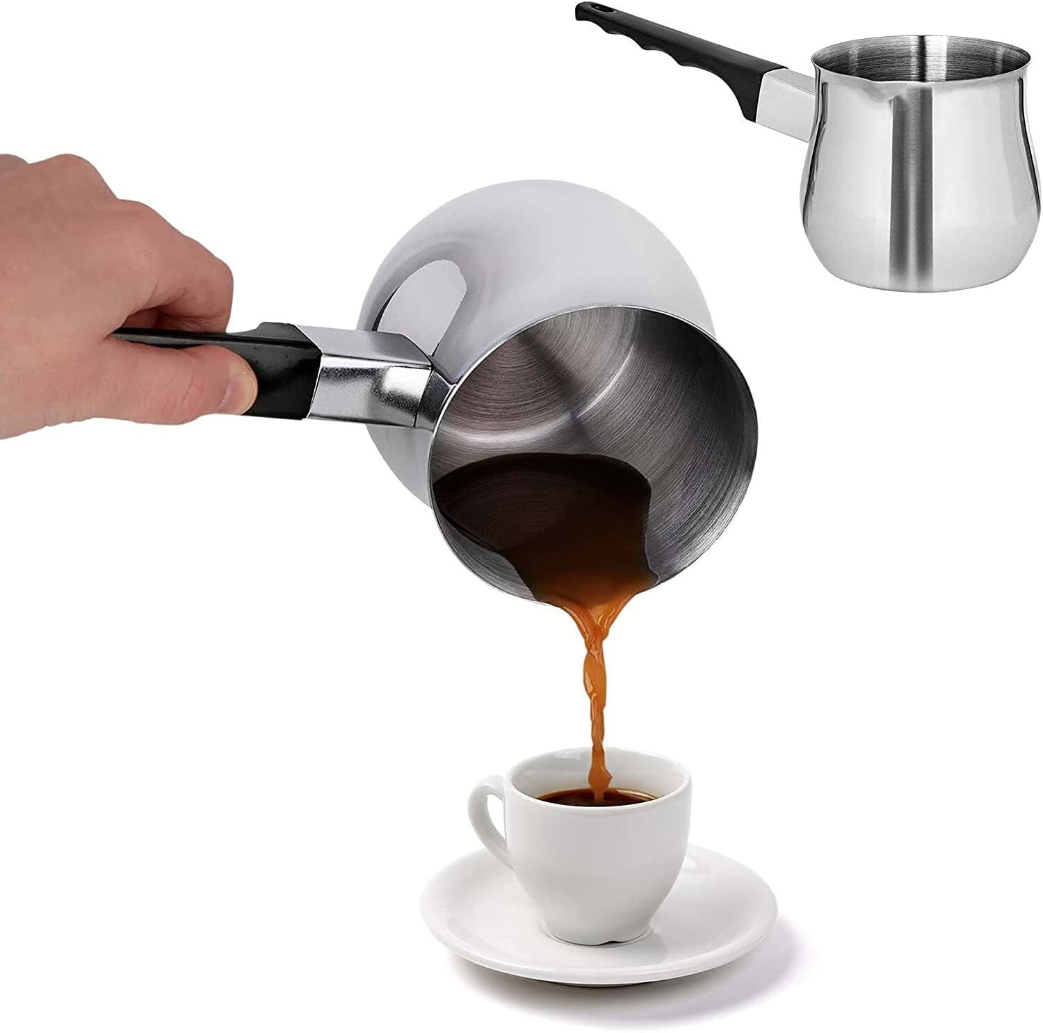 24 oz. Stainless Steel Turkish Coffee Decanter