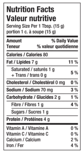 Kraft Only Peanuts All Natural Peanut Butter With Sea Salt 750g (4 Pack)