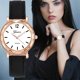 thumbnail image 2 of Reloj De Pulsera De Cuarzo Con Tira De Cuero Para Mujer Con Cristal Para Cinturón Esmerilado De Lujo Esfera Redonda Estrellas Punteadas Gao Jiahui unisex, 2 of 2