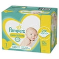 thumbnail image 6 of Pampers Swaddlers Diapers, Giant Pack, Size 1, 140 Count, 6 of 17