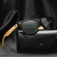 thumbnail image 3 of Gafas de sol polarizadas de moda personalizadas Gafas de sol con pata de bambú Moso Gafas de sol retro con clavos de arroz para hombres y mujeres, 3 of 3