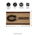 thumbnail image 3 of Montreal Canadiens 16" x 28" Logo Turf Mat, 3 of 7