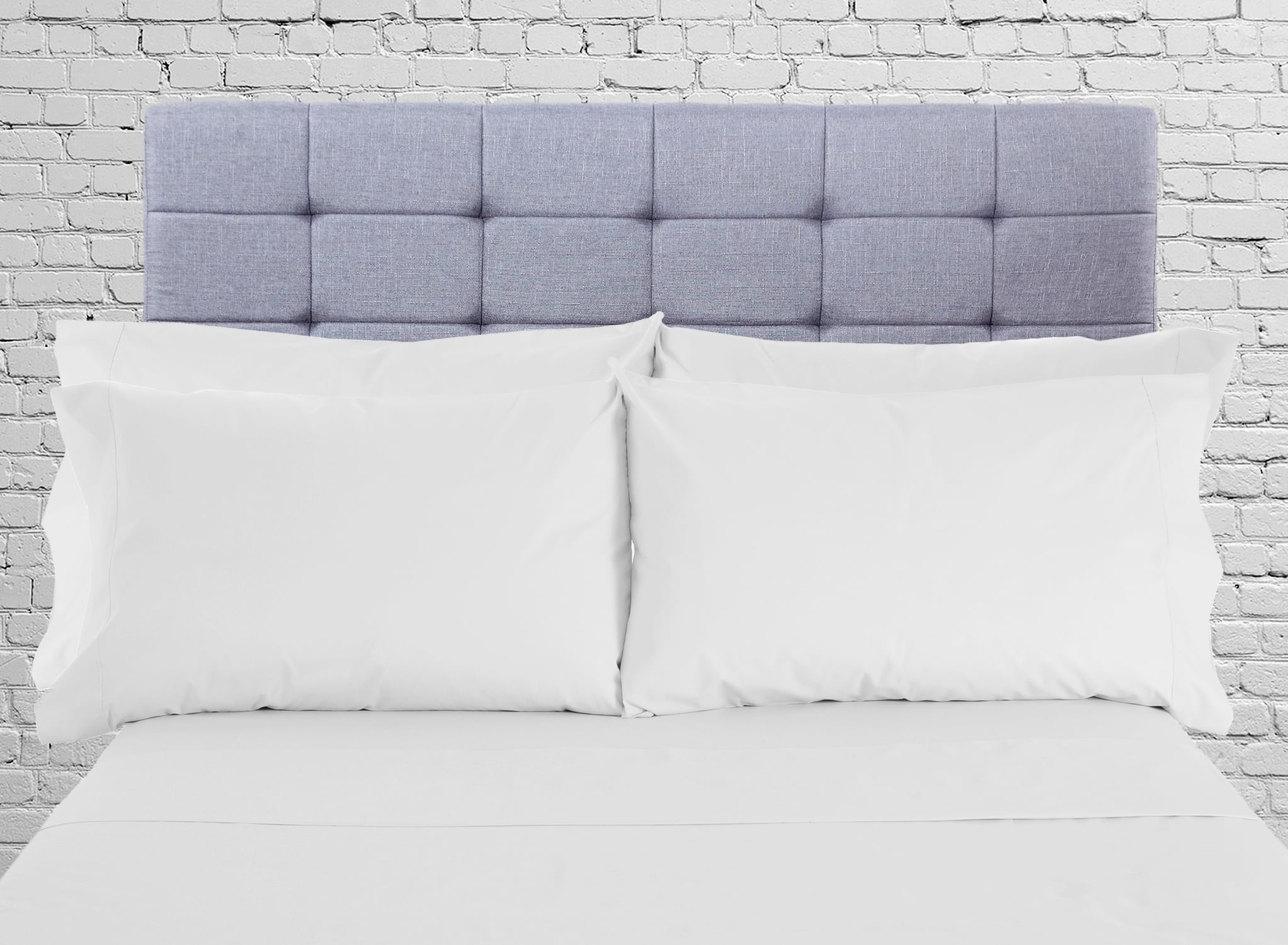 Lintex Traditional 1800 Thread Count White Cotton Sheet Sets, King, 6